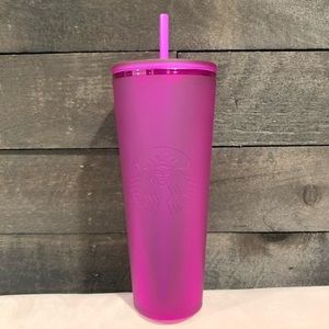 Purple soft touch venti tumbler